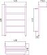 Стилье Полотенцесушитель электрический Формат 30 П 600х400 – фотография-4