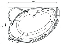 Timo Акриловая ванна "Biona" 1016 L – фотография-3