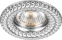 Feron Светильник встраиваемый DL6034 потолочный MR16 G5.3 белый/хром – фотография-1