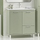 Brevita Тумба с раковиной Risacca Pistachio 80 фисташковый – картинка-19