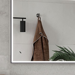 Equil Зеркало Smile 100 серый муар – фотография-9