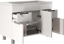 Mixline Мебель для ванной Этьен 100 L Нелли белая – фотография-6