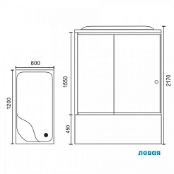 Royal Bath Душевая кабина RB 8120BP2-T-L – фотография-2