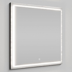 Водолей Зеркало Лайт 90 лиственница структурная контрастно-серая – фотография-2