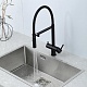 Gappo Смеситель для кухни G4397-86 черный – картинка-8