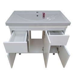 Misty Тумба с раковиной Фостер 80 с 2 ящиками – фотография-5