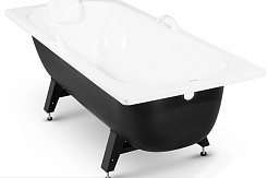 ВИЗ Стальная ванна "Reimar 140" белая орхидея – фотография-3