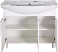 ASB-Mebel Тумба под раковину Мессина 100/3 белая – фотография-3