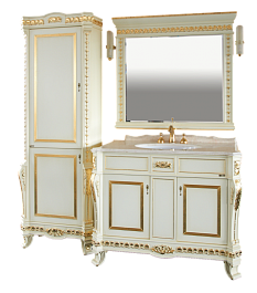 Misty Зеркало Мануэлла GOLD 105 бежевое/глянец – фотография-3