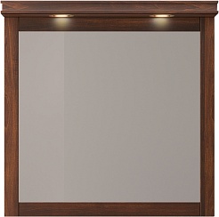 Opadiris Зеркало для ванной Мираж 80 светлый орех – фотография-2