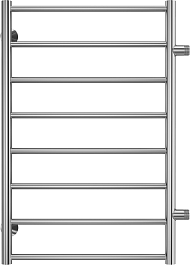 Terminus Полотенцесушитель водяной Аврора П8 500x800 БП500 хром – фотография-1