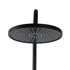 Azario Душевая стойка Arizona Round AZ-20BR черная – фотография-7