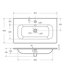 BelBagno Мебель для ванной Eco Cer-N 80 CZR-8073-80 брашированная альпака ручки сатин – фотография-16