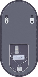 Акватон Мебель для ванной Марбл 60 подвесная слэйт/белая матовая – фотография-10