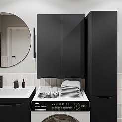 Vivon Шкаф навесной Ostin 60 черный матовый – фотография-4