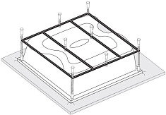 Vagnerplast Каркас для ванны Helios 194 VPK194170