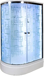 DTO Душевая кабина EM2712R LED с гидромассажем – фотография-2