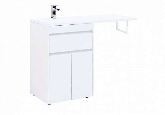 Aquanet Тумба с раковиной Токио 120 L напольная – картинка-3