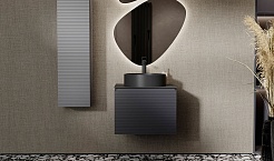 Jorno Тумба с раковиной Stone 60 антрацит – фотография-4