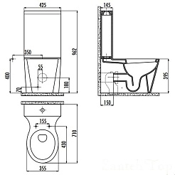 Creavit Унитаз Amorf AF310 – фотография-2