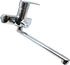 Teymi Смеситель для ванны с душем Lori T10222 универсальный хром – фотография-4