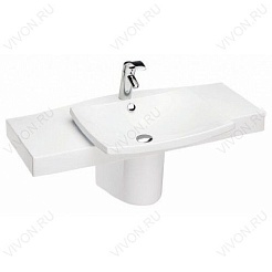 Jacob Delafon Полупьедестал для раковины Escale E1234 – фотография-2