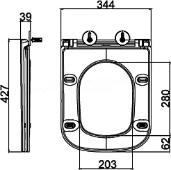 BelBagno Крышка-сиденье Ardente-R BB2322SC с металлическим креплением  – фотография-2