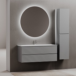 Sancos Тумба с раковиной Folk 120 ergraut soft раковина – фотография-10