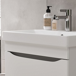 Volna Тумба с раковиной Lake 60.2Y подвесная белая – фотография-6