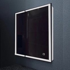 Mixline Зеркальный шкаф Аккорд Минино 70 R белый – фотография-2