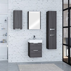 Акватон Мебель для ванной Сильва 50 дуб макиато – фотография-10