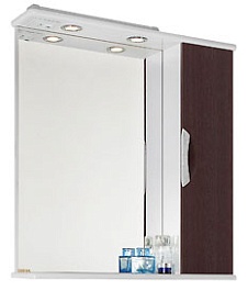 Водолей Зеркальный шкаф Лира 75 R венге – фотография-1