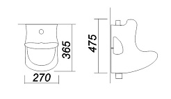 Sanita Luxe Писсуар Kiss LOVSLUR03 – фотография-6