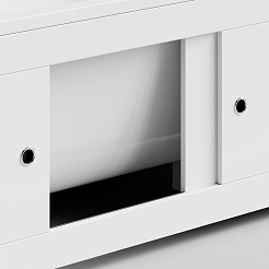 Водолей Экран под ванну двери купе 150 см белый – фотография-7