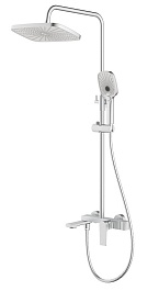 Azario Душевая стойка Arida AZ-K2354BN сатин – фотография-1