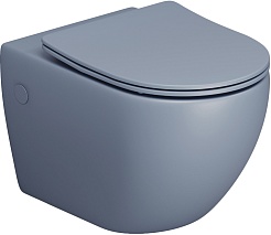 Grossman Унитаз подвесной Color GR-4411BSMS-21 голубой матовый – фотография-1