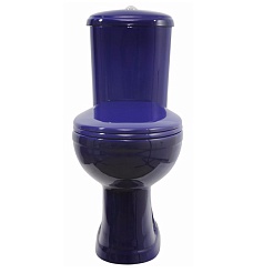 Оскольская керамика Унитаз-компакт Дора 417522 синий – фотография-3