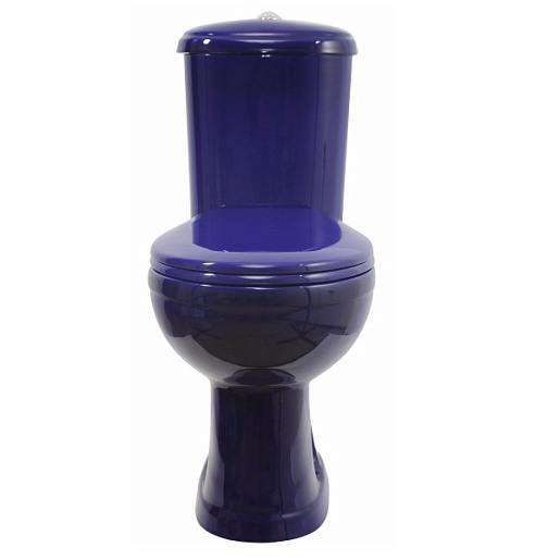 Оскольская керамика Унитаз-компакт Дора 417522 синий – картинка-3