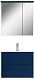 Am.Pm Зеркало-шкаф Spirit 2.0 60 R, глубокий синий – фотография-14