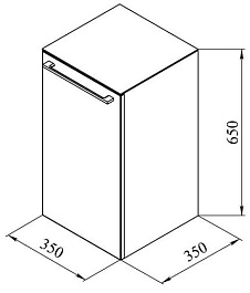 De Aqua Шкаф Токката Тока 2 с БК – фотография-2