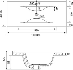 Iddis Мебельная раковина Cloud 100 – фотография-2