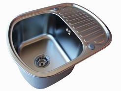 Zorg Кухонная мойка "Inox PVD" SZR-630-490 GRAFIT – фотография-1