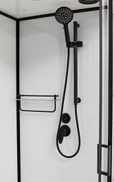 Frank Душевая кабина F400 black с крышей – фотография-4