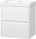 Misty Тумба для умывальника Алиса 50, 2 ящика, подвесная – фотография-7