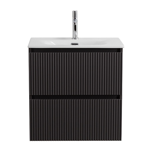 BelBagno Тумба с раковиной Uno 70 подвесная Темно-Серый матовый с раковиной BB-8099-70 – фотография-2