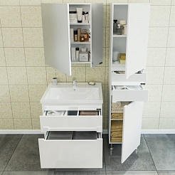 СанТа Тумба с раковиной Лондон 70 напольная – фотография-6