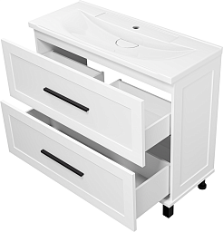 Misty Мебель для ванной Модерн 100 белая – фотография-7