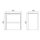 Velvex Тумба под раковину Klaufs 70.2Y белая – картинка-8