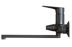 Mixline Смеситель для ванны и раковины 35k ML14-02GR графит – фотография-4