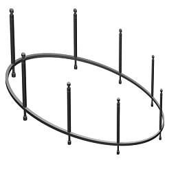 Vagnerplast Каркас для ванны Rondo D180 – фотография-1